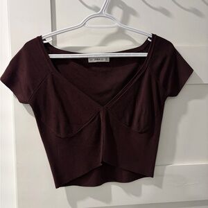 Zara Women's Knit Crop Top